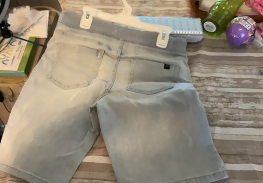 Kids denim pull on shorts