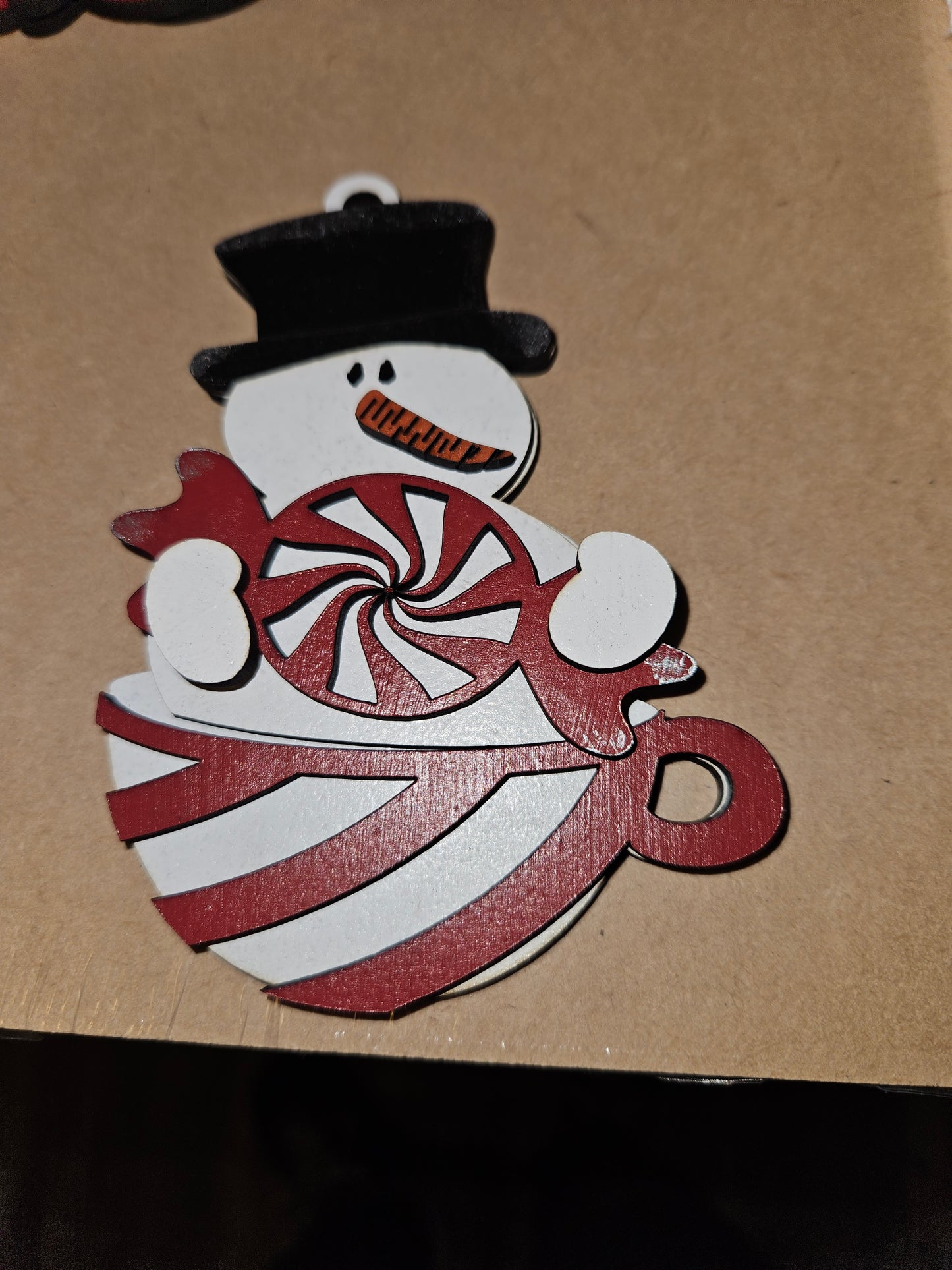 Hand made Christmas ornaments unique for your tee