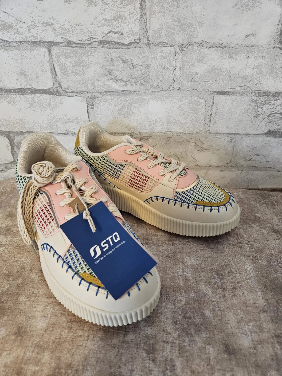 Women's Stylish Platform Fashion Sneakers Chunky City Casual Shoes