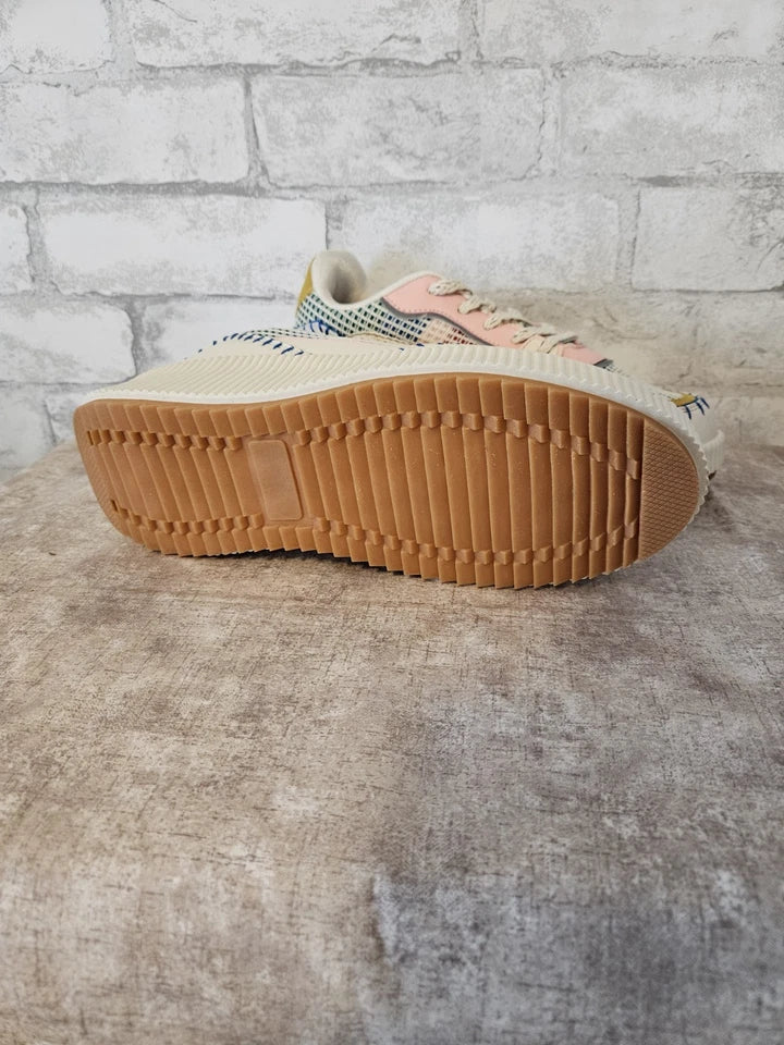 Women's Stylish Platform Fashion Sneakers Chunky City Casual Shoes