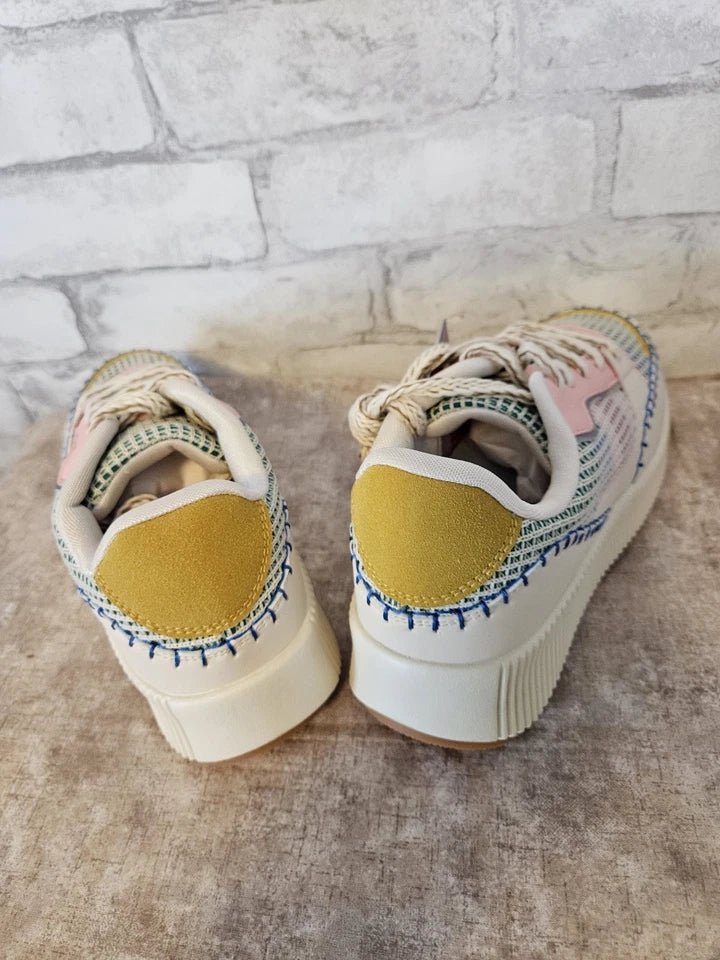 Women's Stylish Platform Fashion Sneakers Chunky City Casual Shoes